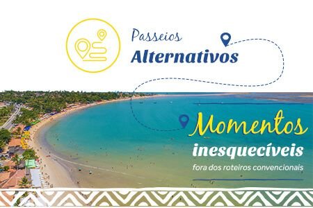 Banner Passeios Alternativos - Momentos inesquecíveis fora dos roteiros convencionais.