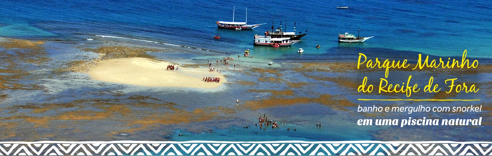 Parque Marinho do Recife de Fora: banho e mergulho com snorkel em uma piscina natural