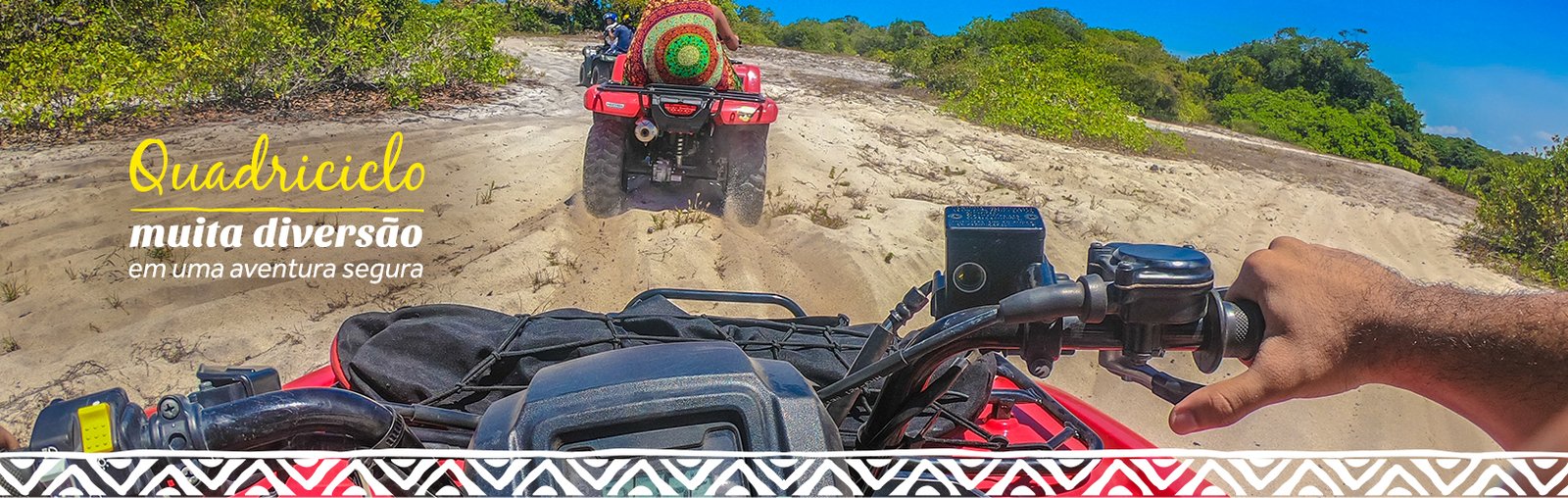 Quadriciclo: muita diversão numa aventura segura