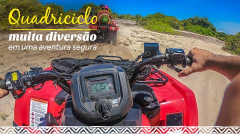 Quadriciclo: muita diversão numa aventura segura